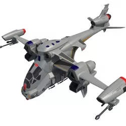 Futuristic Spaceship  3D model