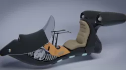Futuristic Speeder 3D model