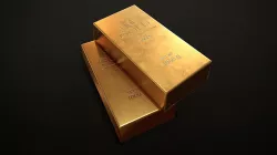 Gold Bar Low-poly  3D model