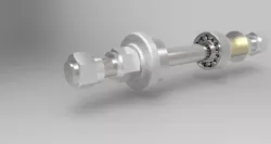 Grimeca front wheel spindle assembly