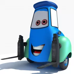 Guido Character from Movie Cars 3D model