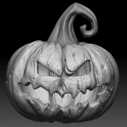Halloween pumpkin 3D model