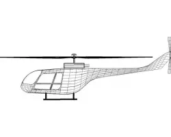 Helicopter 3D Mesh Work