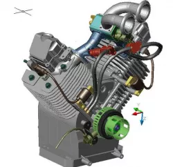 Highly tuned Honda Industrial GX620 engine