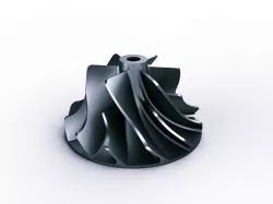 How to model Turbine Rotor in Solidworks?