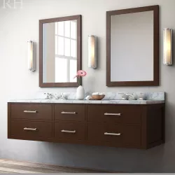 HUTTON DOUBLE FLOATING VANITY 3D model