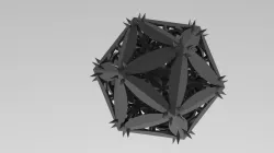 Icosahedral Mess