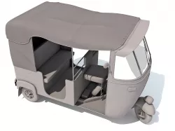 Indian Taxi Rickshaw 3D model