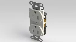 Industrial-Grade NEMA 5-15 Duplex Receptacle