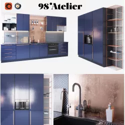 Kitchen 98 Atelier 3D model