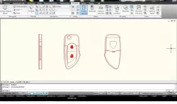Lamborghini key Autocad