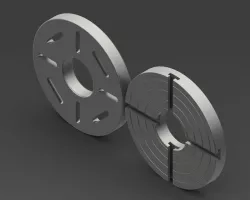 Lathe faceplate