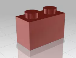 Lego 2x1 block