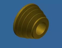 Levin lathe pulley