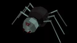 Low polygon spider Low-poly  3D model