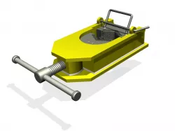 Mechanical rod clamp