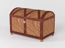 Old chest 3D model