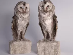 Owl wooden 3D model