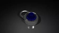 Pad lock 3D model