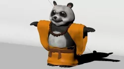 panda bear 3D model