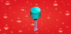 Piston+Piston rod