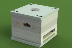 Plastic Injection Die Designed With MoldWorks In SolidWorks