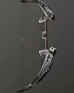 Pneumatic bow prototype - lowpoly 3d model Low-poly  3D model