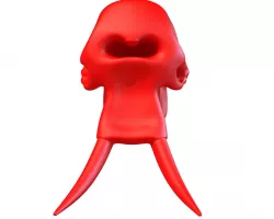 Printable Elephant Skull 3D model
