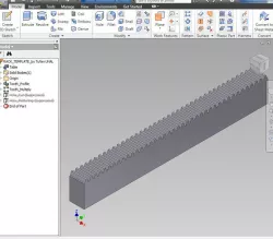 Rack Gear Template - According to DIN867 and Iso53 [Metric]