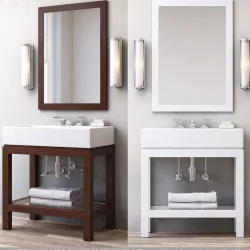 RH HUTTON SINGLE CONSOLE WASHSTAND 3D model