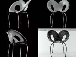 Ripple Chair 3D model