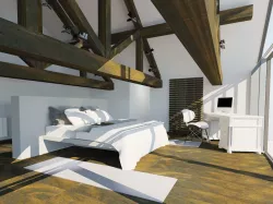 Roof bedroom 3D model