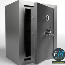 Safety Vault 3 Low-poly  3D model