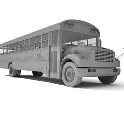 School Bus 3D model