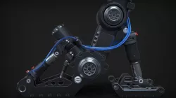 Sci Fi Landing Gear 3D model