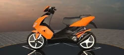 Scooty 3D Model Low-poly  3D model