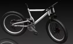 Screenshot of Bike assembly unfinished