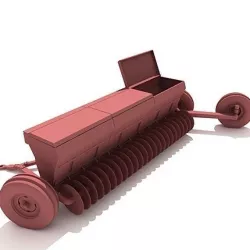 Seeding Machine 3D model