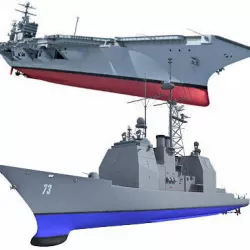 Set of 2 US Navy Ships  3D model