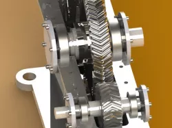 Single stage speed reduction Gearbox