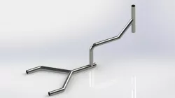 SOLIDWORKS DRAWING OF PIPE ELBOW