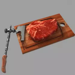 Steak 3D model