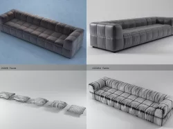 Strips sofa  95-310 3D model