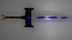 sword Low-poly  3D model