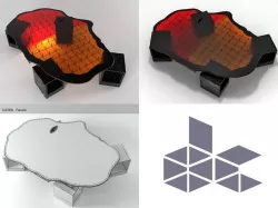 T  3D model