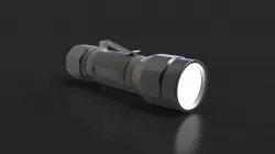 Tactical flashlight 3D model