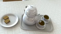 teapot & breakfast