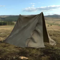 Tent Low-poly  Low-poly  3D model