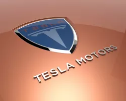 Tesla Motors Logo Badge