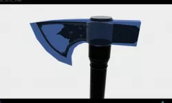 Tomahawk Axe  Low-poly  3D model
